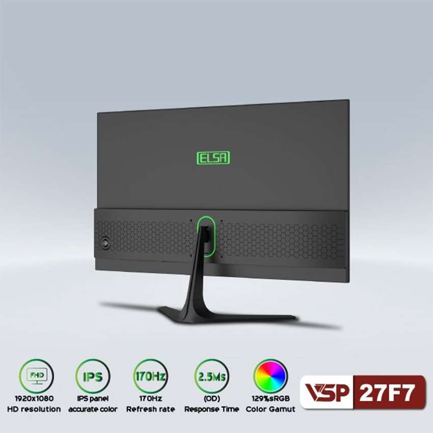 MÀN HÌNH GAMING VSP ELSA 27F7  - Hàng Chính Hãng