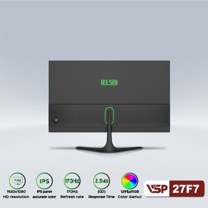 MÀN HÌNH GAMING VSP ELSA 27F7  - Hàng Chính Hãng