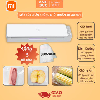 Máy Hút Chân Không Xiaoda XD-ZKFKJ01 - Máy Hàn Miệng Túi Lực Hút Khỏe, Hàn Tự Động,Bảo Quản Thực Phẩm,Khử Mùi,Khử Khuẩn