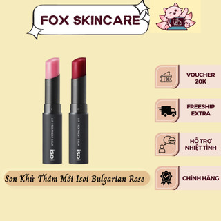Son khử thâm Isoi Bulgarian Rose Lip Treatment Balm dưỡng căng hồng môi 5g - Foxskincare