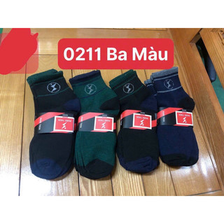 Combo 5 đôi tất / vớ vải cotton co giãn 4 chiều thấm hút mồ hôi