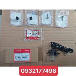 Ốc, vít, cao su, bát đèn soi biển số, đèn soi biển số honda winner v1 zin hãng honda