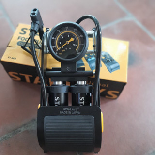 Bơm đạp chân STANLAYS made in japan Nhật bơm 10kg ( BH 2 năm )