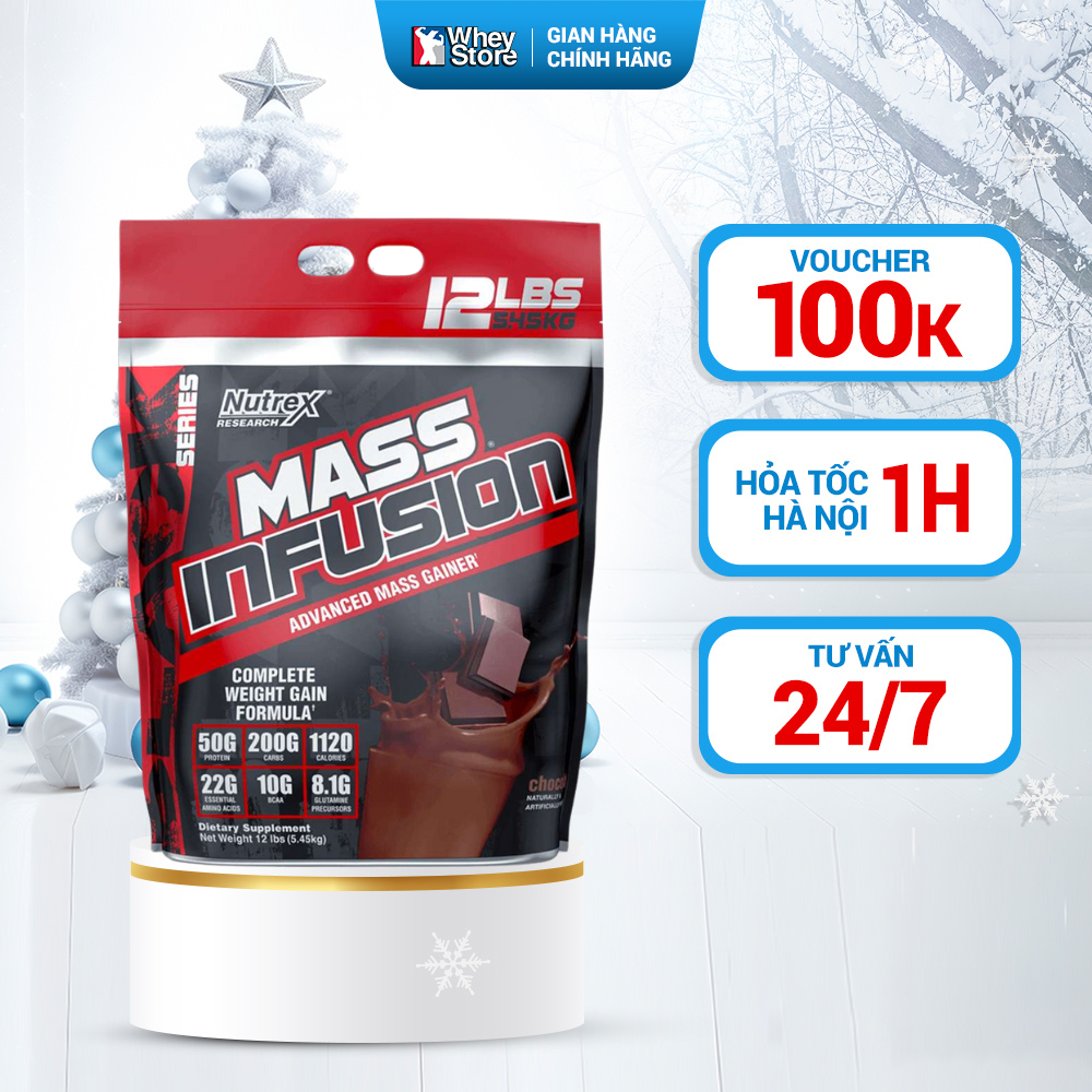 Sữa Tăng Cân Mass Infusion 12lbs Chính Hãng