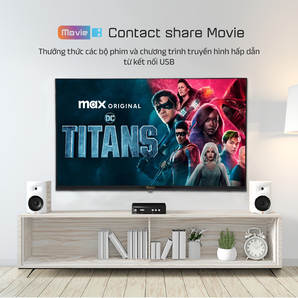 Smart HD Tivi TOMKO 32 inch, chính hãng TOMKO, bảo hành đến 24 tháng