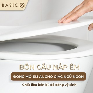 Nắp và bệ ngồi đóng êm Basic BS-102