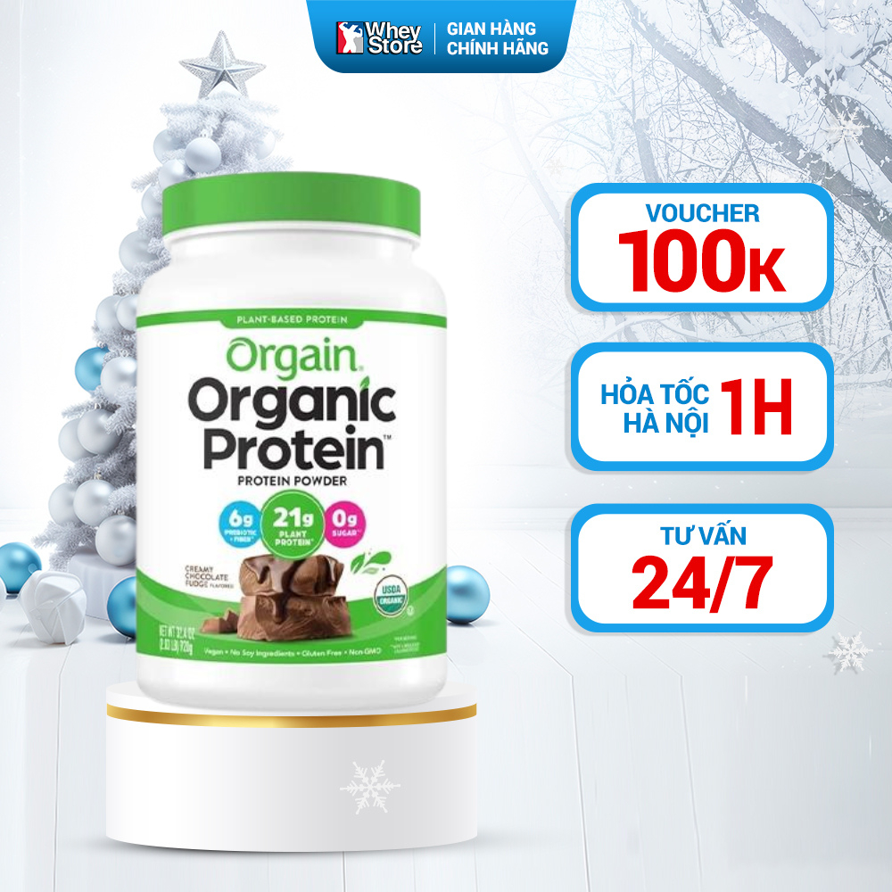 Đạm Thực Vật Orgain Organic Protein 20 Servings Chính Hãng
