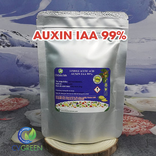 Auxin IAA 98% (3-Indole acetic acid). Chất kích chồi, thân, rễ (gói 50g) Tặng kèm dung môi