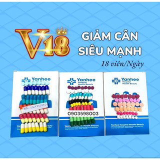 Giảm Cân Vip 18 Siêu Mạnh Cực Mạnh- Liều cao cấp dành cho cơ địa chai lỳ khó giảm 18 viên/ngày