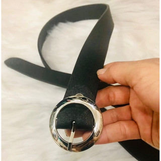 Nịt nữ bản 3cm. Mặt tròn bạc