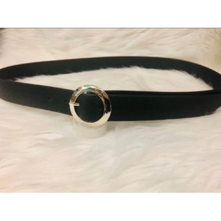 Nịt nữ bản 3cm. Mặt tròn bạc