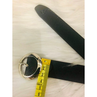 Nịt nữ bản 3cm. Mặt tròn bạc