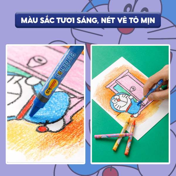 Sáp Màu CRC04/DO 10 Màu Thiên Long Camshop