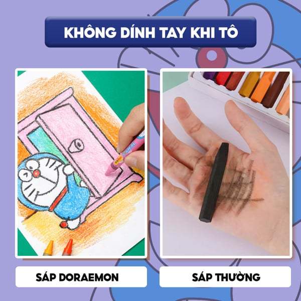 Sáp Màu CRC04/DO 10 Màu Thiên Long Camshop