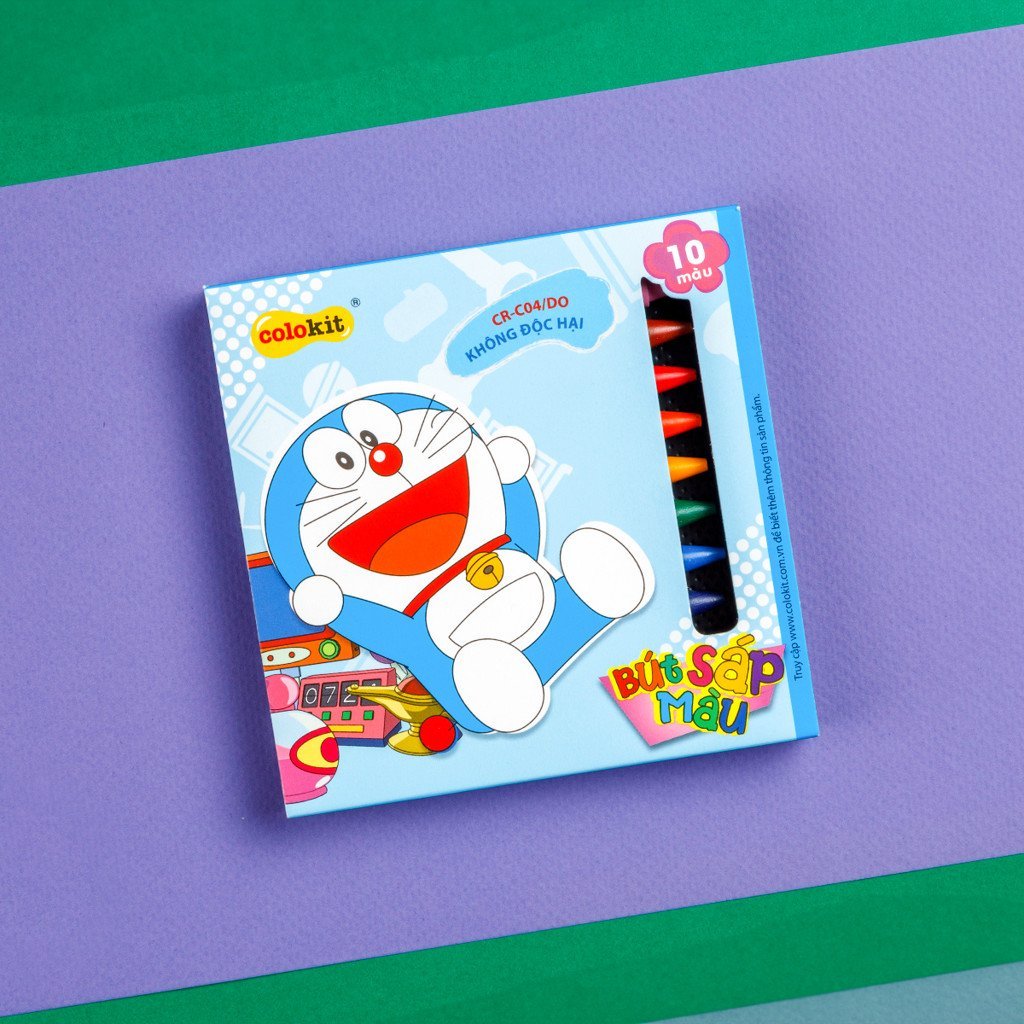Sáp Màu CRC04/DO 10 Màu Thiên Long Camshop