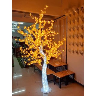 CÂY ĐÀO THÂN PHA LÊ ĐÈN LED 1M65 CAO CẤP