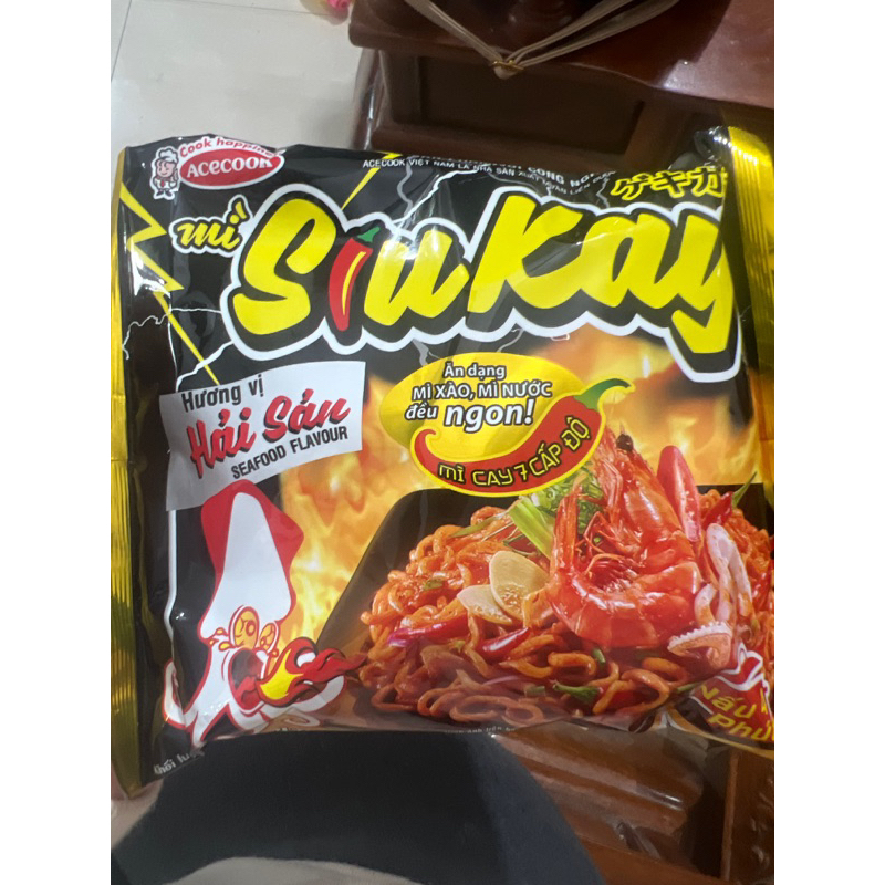 Gói Mì SiuKay bò-hải sản 128g