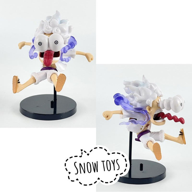 Mô hình One Piece - Luffy Gear 5 trạng thái thức tỉnh Thần mặt trời Nika - Monkey D Luffy Nika mũ rơm tóc bạc Gear 5