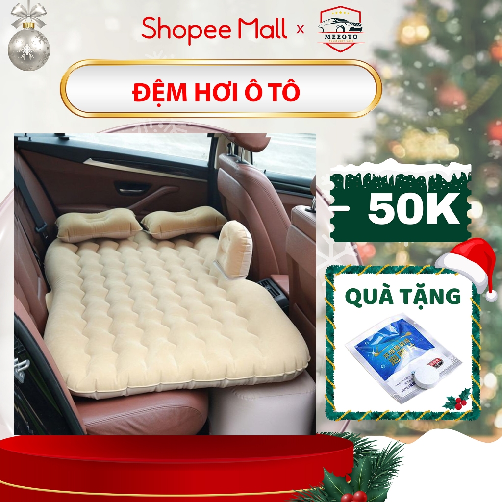 Đệm Hơi Ô Tô 4 5 7 Chỗ Meeoto Chất Liệu Nhung Dù Chịu Trọng Tải 350kg Phù Hợp Mọi Loại Xe Ô Tô