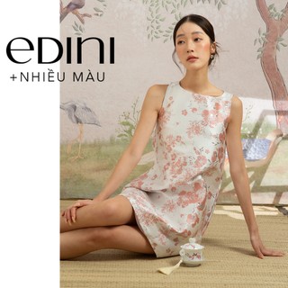 Đầm Gấm Sát Nách Tiểu Thư - EDINI - D1640