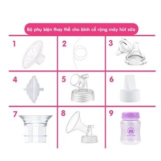 Phụ Kiện Máy Hút Sữa Spectra, Cimilre (Phễu, Đệm Massage, van, bình sữa, núm ti,...)