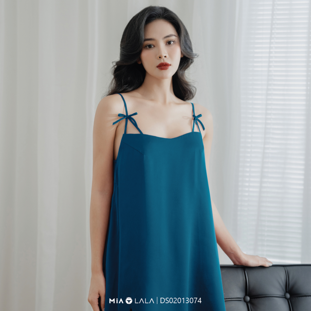 Váy 2 dây lụa cao cấp MIALALA 3074 DS02013074