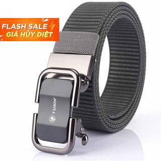 (HÀNG LOẠI 1) Thắt lưng Nam_vải dù siêu bền_Khóa tự động chắc chắn, tiện lợi - Dây nịt Nam (Dây nịch)_vải Canvas (N01)