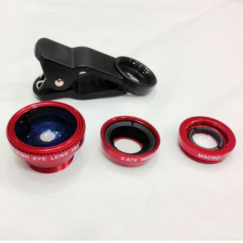 Bộ Lens Góc Rộng - Macro Cho Điện Thoại Siêu Nét 3in1