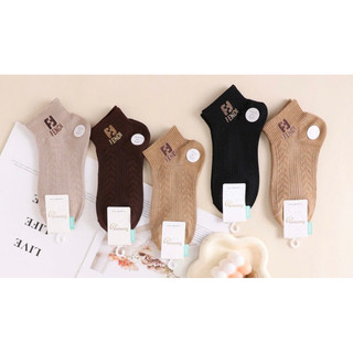 5-10 đôi tất nữ dày dặn siêu ấm Fendi