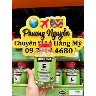 Viên uống bổ sung vitamin e • 180mg 400 iu • kirkland