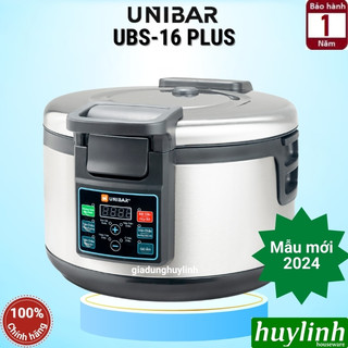  Nồi nấu trân châu tự động Unibar UBS-16 PLUS - 16 lít - nấu 3kg -  Mẫu mới nâng cấp UBN-16L  