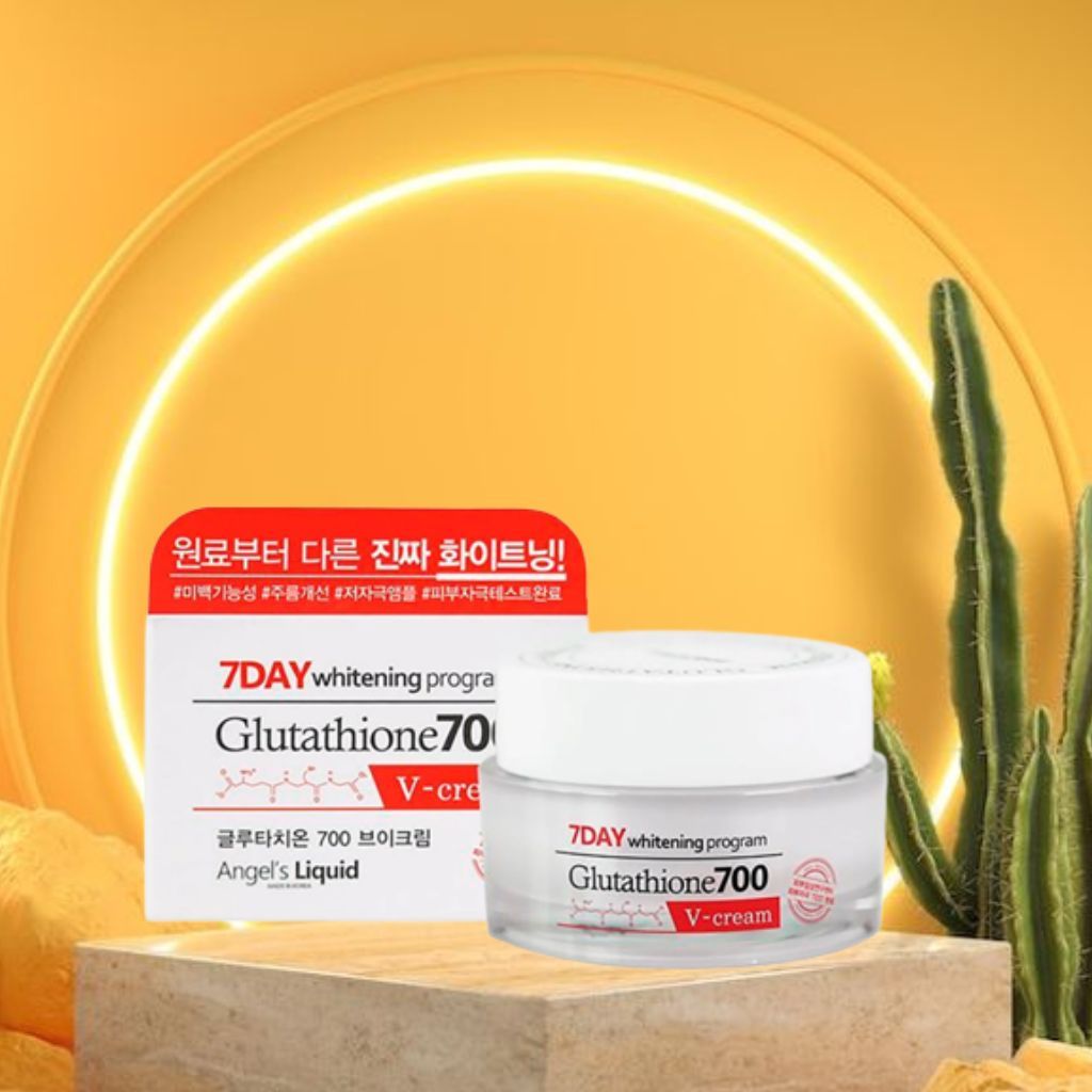 KEM DƯỠNG ANGEL'S LIQUID 7DAY WHITENING GLUTATHIONE PROGRAM 700V CREAM .