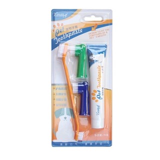 Bộ Kem Đánh Răng Bàn Chải Đánh Răng Chó Mèo Pet Joothpaste