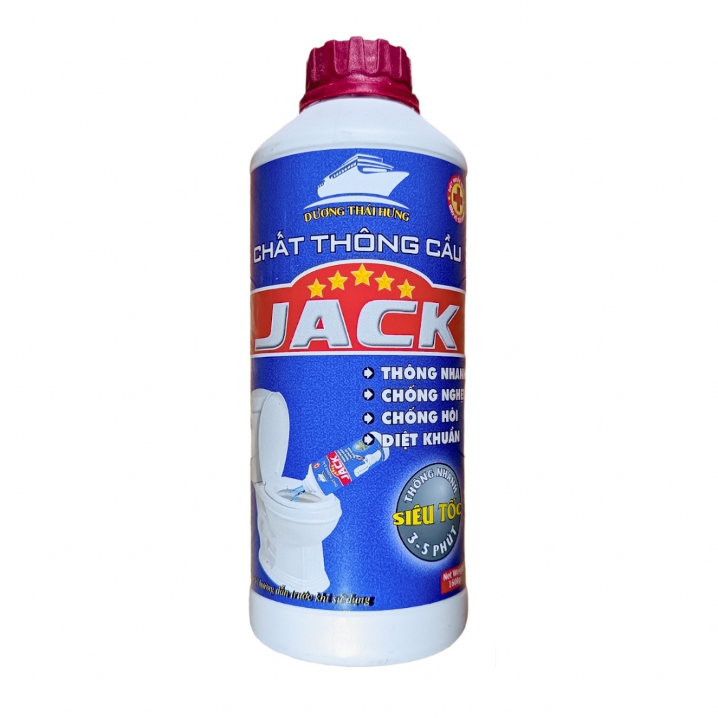 Chất Thông Cống, thông cầu Siêu Mạnh Jack 1,6 Lít
