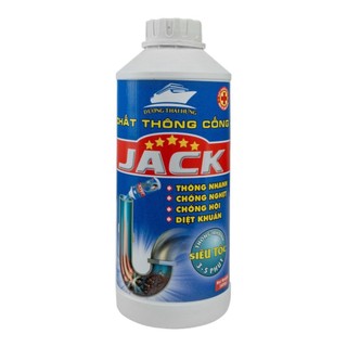 Chất Thông Cống, thông cầu Siêu Mạnh Jack 1,6 Lít