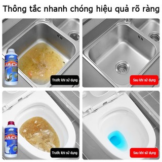 Chất Thông Cống, thông cầu Siêu Mạnh Jack 1,6 Lít