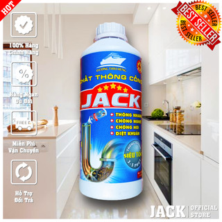 Chất Thông Cống, thông cầu Siêu Mạnh Jack 1,6 Lít