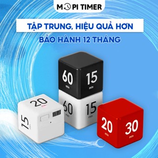Combo 4 đồng hồ Pomodoro đếm ngược, mopi timer quản lý thời gian trẻ em, bấm giờ học tập, nấu ăn, tập thể dục