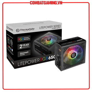 Nguồn Máy Tính Thermaltake Litepower RGB 650W Hàng Chính Hãng