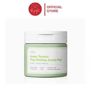 Pad tẩy da chết cà chua xanh green tomato pore peeling jumbo pad sungboon 180ml