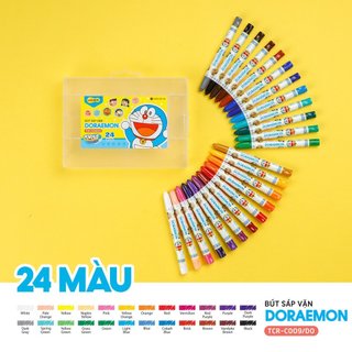 Sáp vặn thiên long tcr 09/do 24 màu - camshop