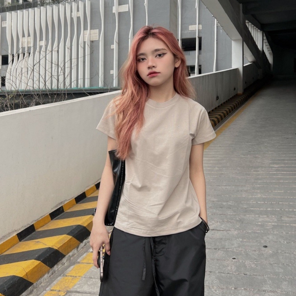 Áo Thun Baby Tee Trơn Local Brand LeeUni Chất Vải Cotton 100%