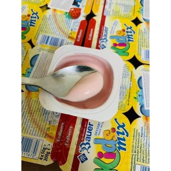 Sữa chua Váng sữa Kids Mix lốc 6 hộp 50g /sữa chua phô mai PETIT cho bé ăn dặm