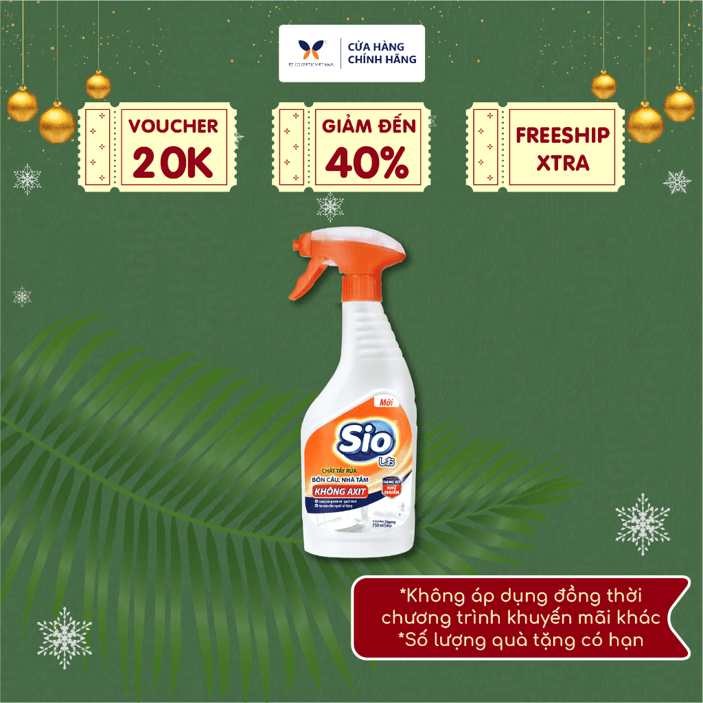 Nước Tẩy Rửa Toilet SIO Hương Mộc 750ml - Tiên lợi và an toàn