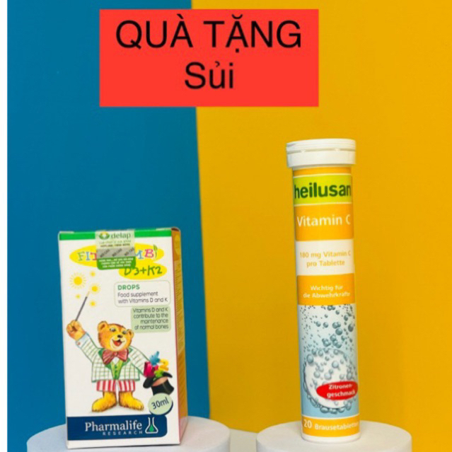 FITOBIMBI D3+ K2 Hỗ trợ bổ sung D3 và K2 cho bé