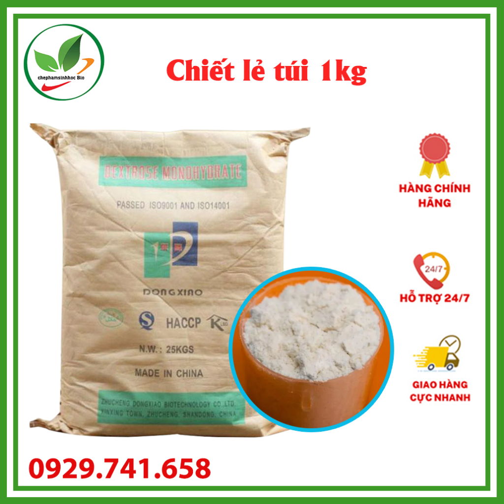 Đường DEXTROSE. Túi 1kg