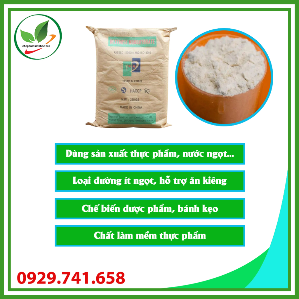 Đường DEXTROSE. Túi 1kg
