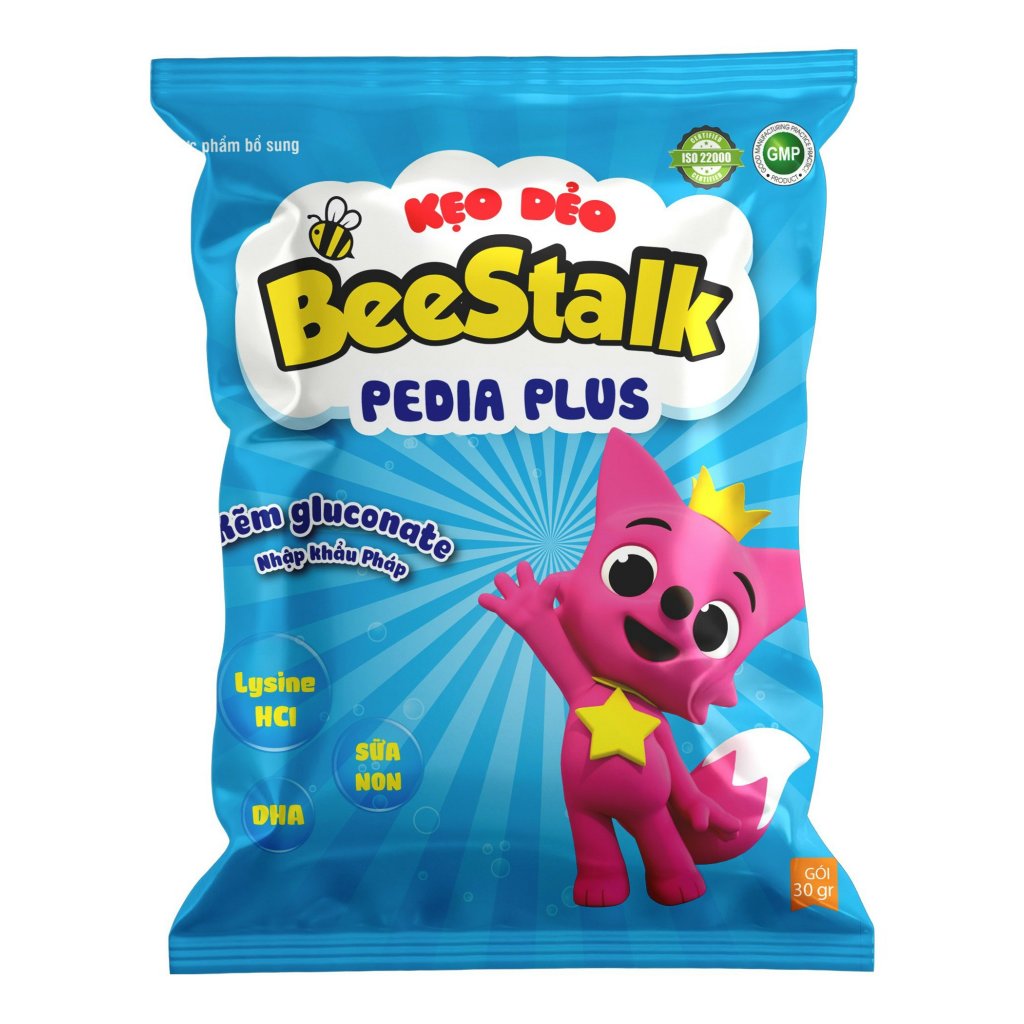 Kẹo dẻo bổ sung vi chất  Beestalk Pedia Plus gói 30g.Mua 1 dây tặng 1 gói