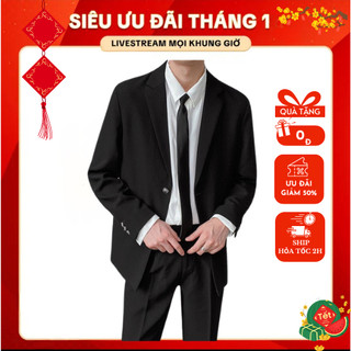 Áo khoác blazer nam hàn quốc Thương hiệu AZILA form rộng - BL01