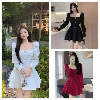 Đầm bigsize 50-90kg chất lenin gân dày dặn dáng xoè tiểu thư xinh xắn